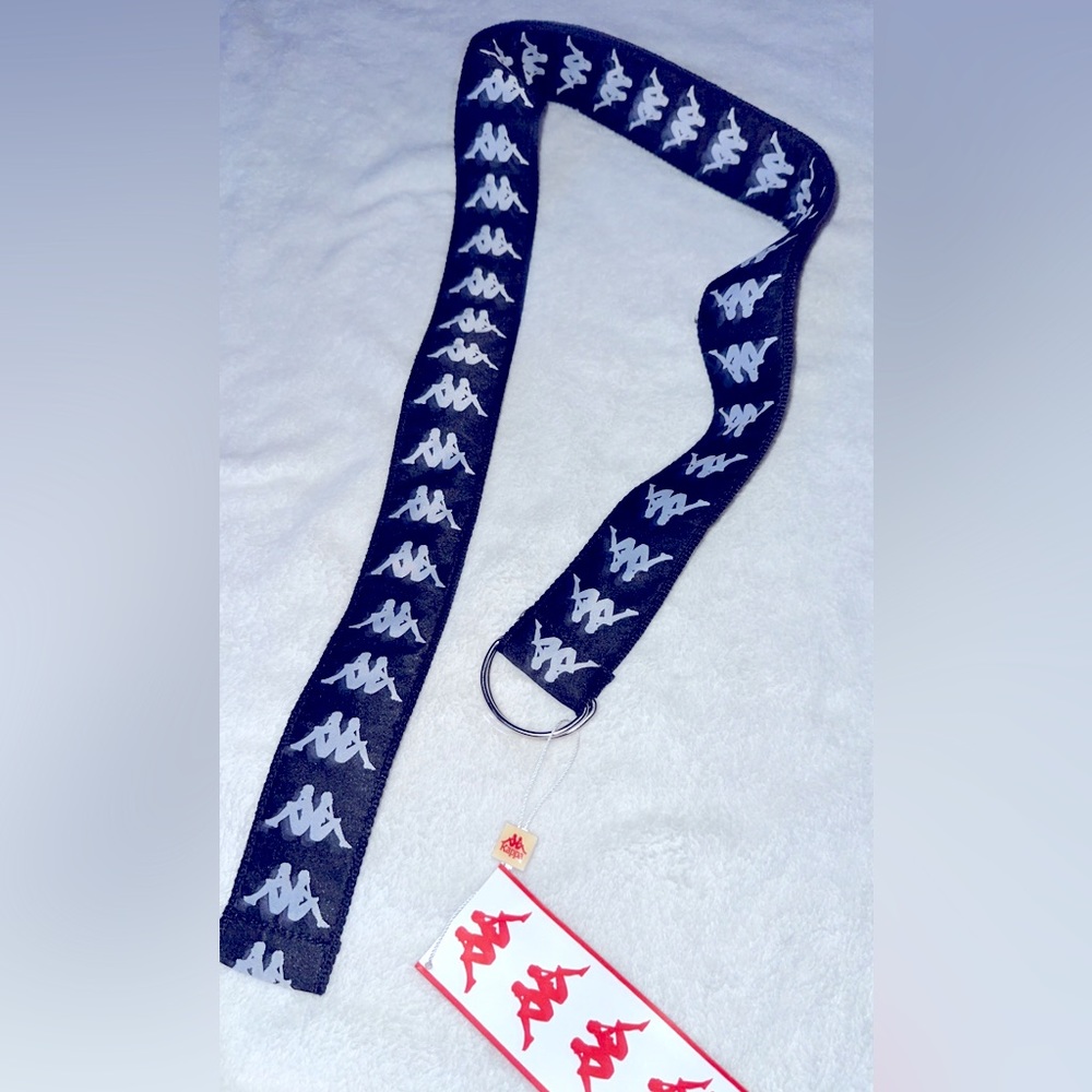 Kappa black and white belt